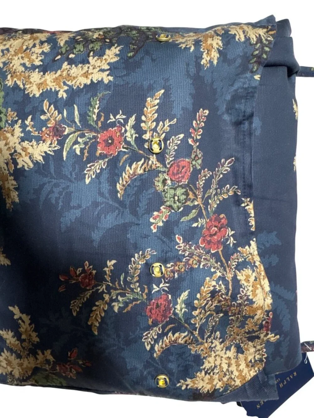 NWT Ralph Lauren Ludlow Collection Payge Duvet Cover Navy Size Full/Queen